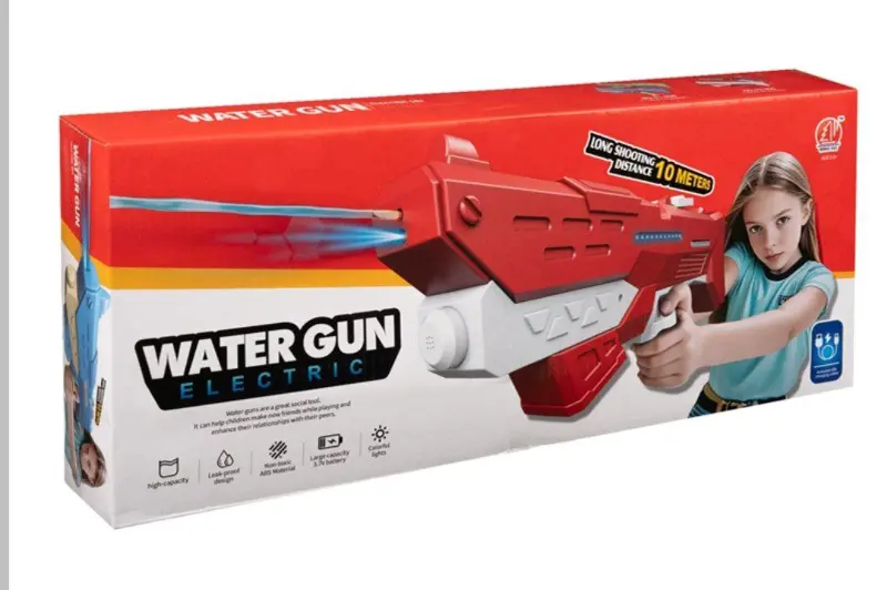 مسدس المياه الأوتوماتيكي القابل للشحن، معركة صيفية لا تتوقف