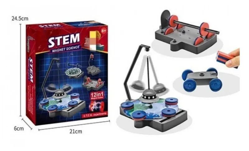 مجموعة علوم المغناطيس، 12 تجربة لاستكشاف عالم الفيزياء