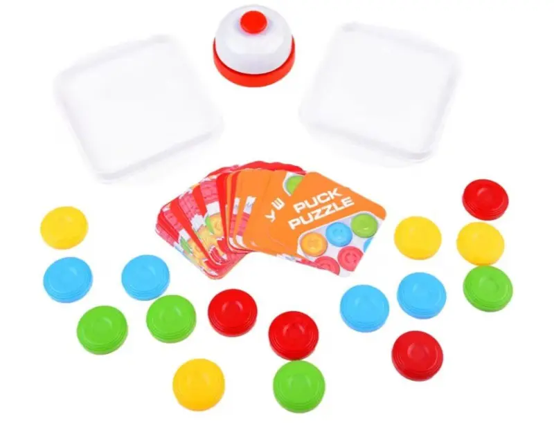 بازل الأشكال الهندسية الخشبي (Puck Puzzle)، لعبة التفكير المنطقي