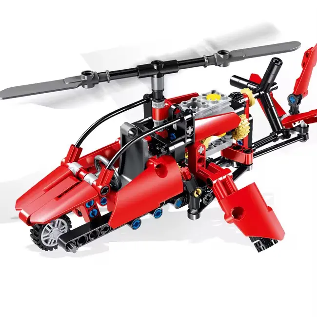 لعبة ليجو طائرة هليكوبتر، 330 قطعة لتنمية المهارات