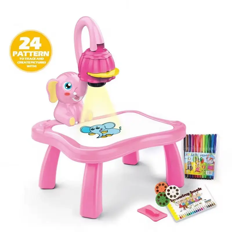 سبورة بروجكتور الفيل، أداة تعليمية ورسم تفاعلية للأطفال