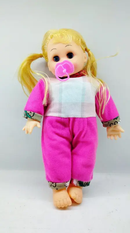 دمية البيبي التفاعلية، تتحدث وتبكي مع وجه وقوام آمنين