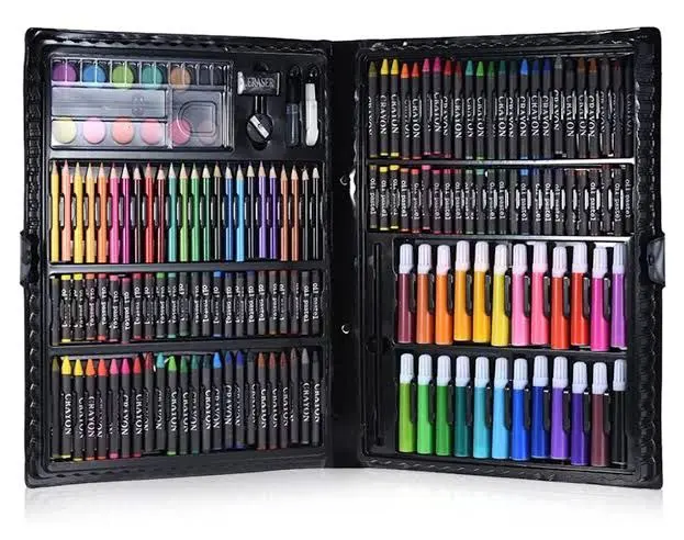 مجموعة الألوان الاحترافية 168 قطعة، لكل فنان في العائلة