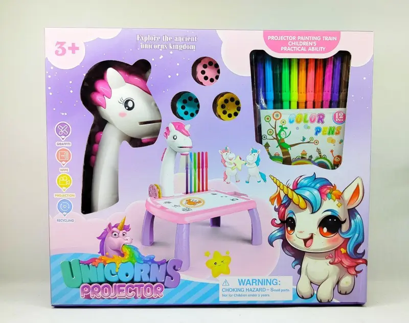 سبورة البروجيكتور يونيكورن السحرية، أداة مثالية لتعلم الرسم