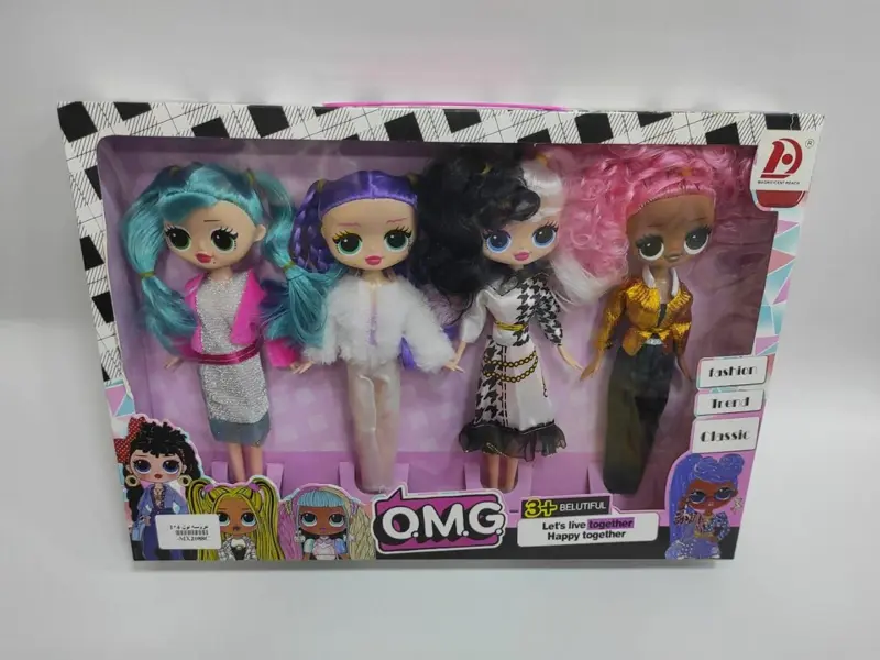 مجموعة دمى إل أو إل: مفاجآت 4 في 1