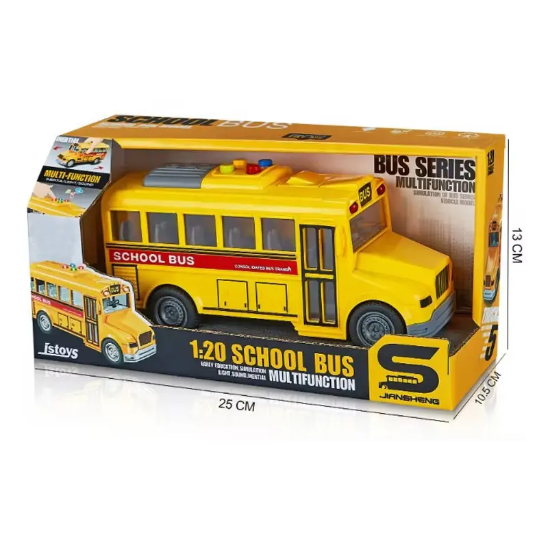 حافلة المدرسة التفاعلية مع مؤثرات صوتية وضوئية