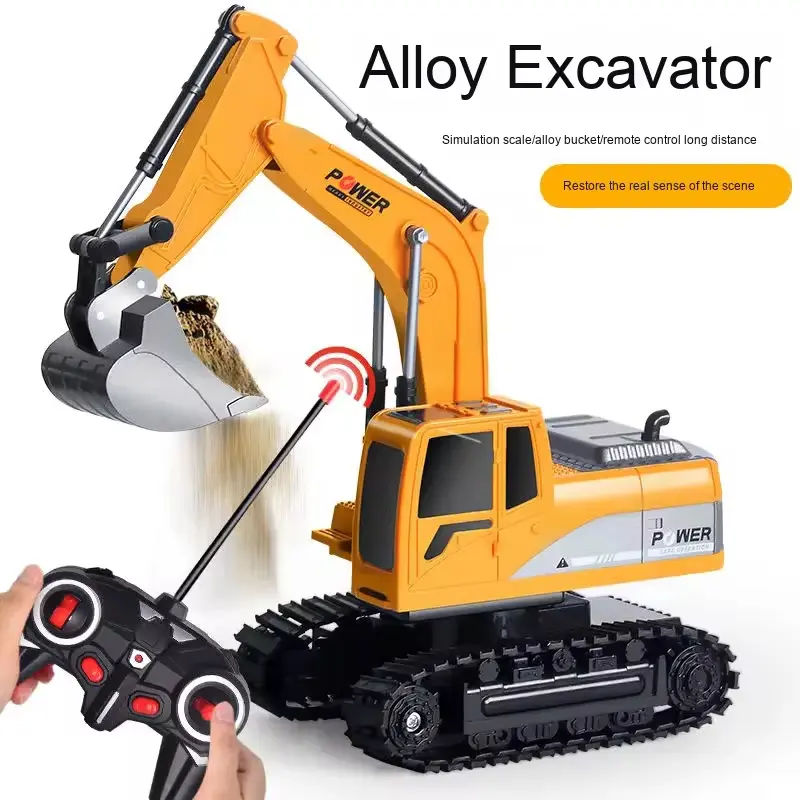 لعبة ونش البناء بالتحكم عن بعد مع تأثير البخار