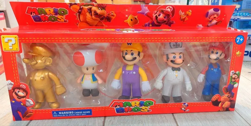 مجموعة مجسمات شخصيات سوبر ماريو الكلاسيكية