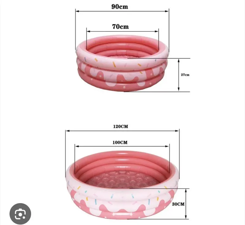حوض السباحة المائي للأطفال بتصميم بحري 120سم