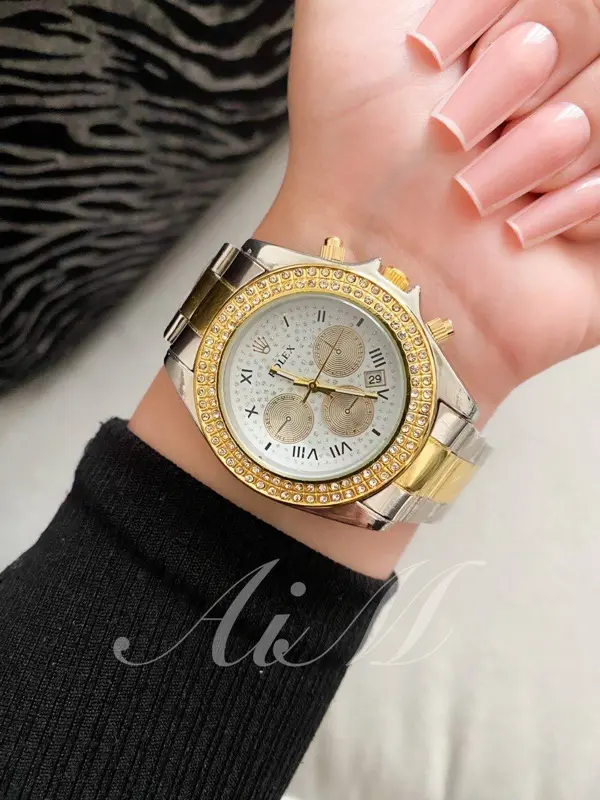 ساعة روليكس الكلاسيكية النسائية المصقولة