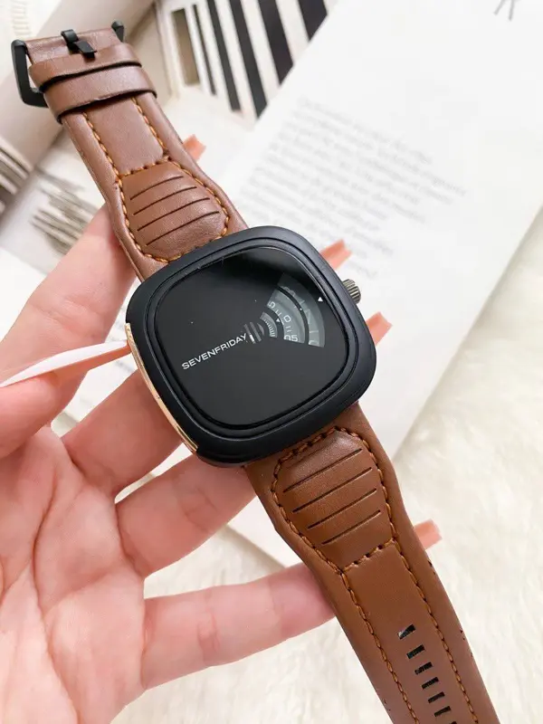 ساعة سفن فرايداي ماكسيموس جلد