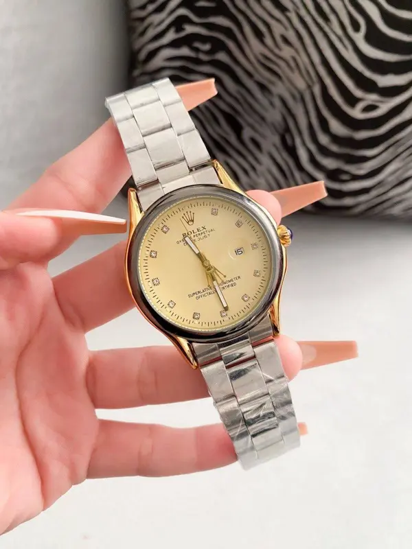 ساعة رولكس كلاسيك ستايل معدن رجالي