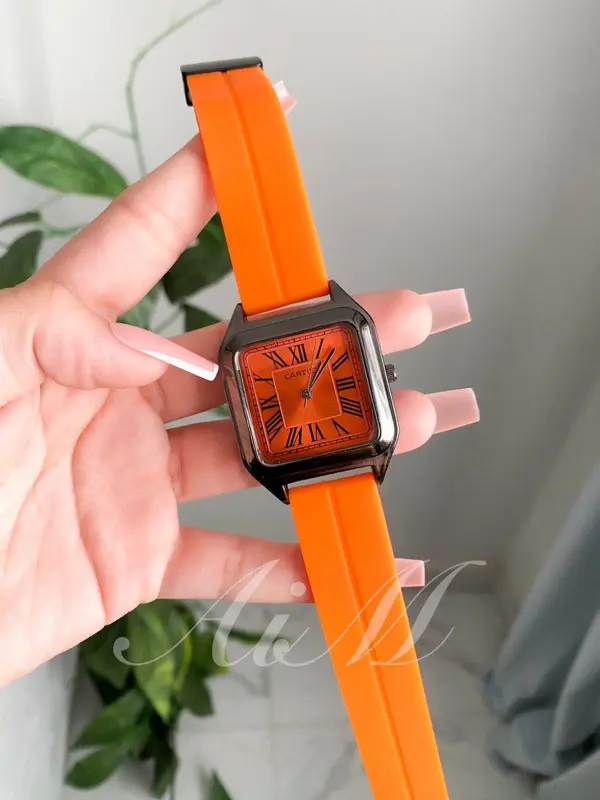 ساعة كارتير مينا روماني رابر رجالي