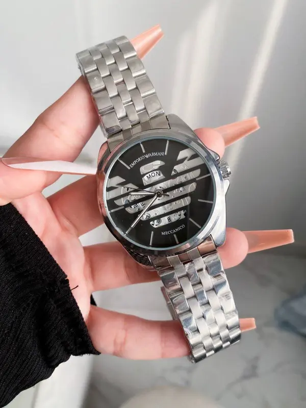 ساعة إمبوريو أرماني كلاسيك معدن رجالي