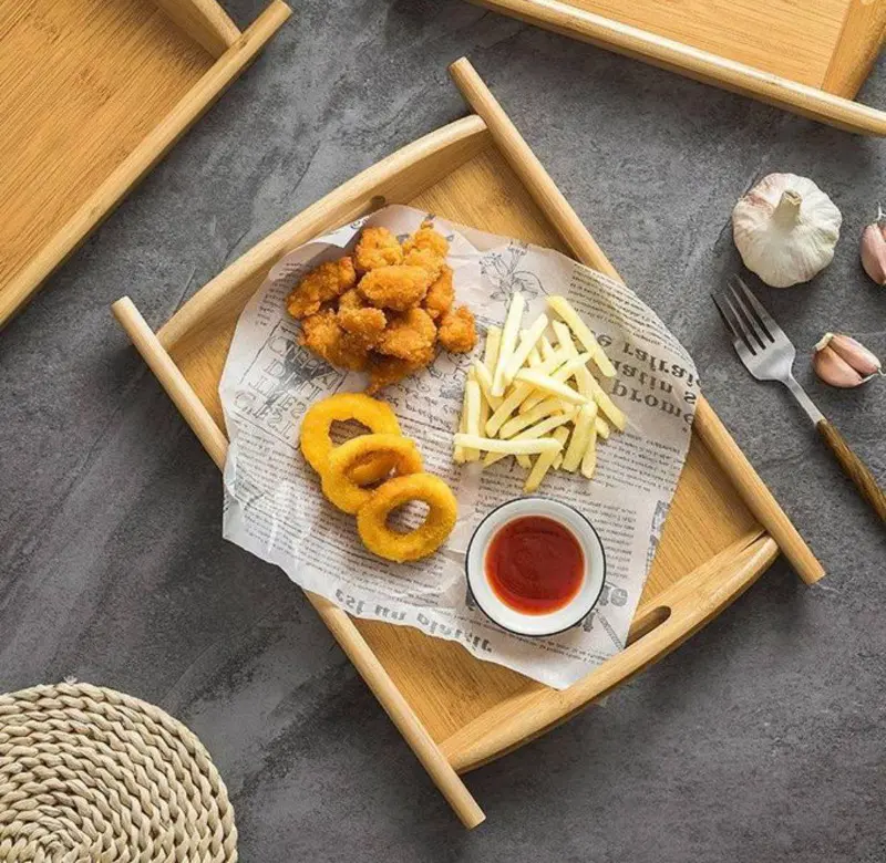 طقم التقديم "تركيش روز" 3 قطع بتصميم زهور أنيق