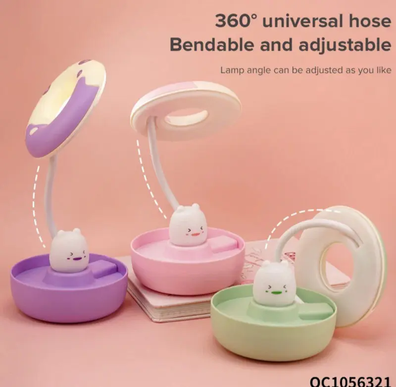 أباجورة الدب الباندا المضيء بضوء مزدوج