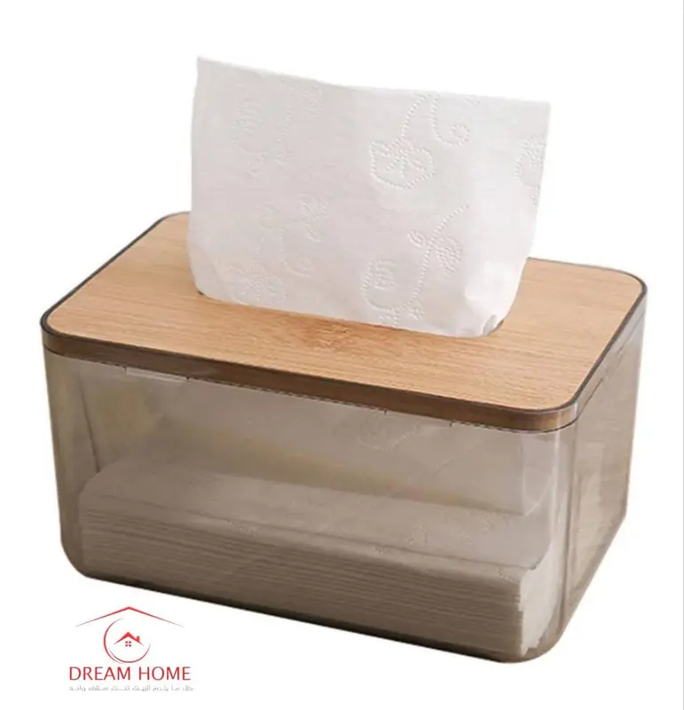 علبة "إليجانس" الأكريليك بغطاء خشبي فاخر
