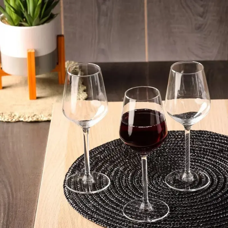 طقم كاسات زجاج "دافني" من باشابتشي 6 قطع