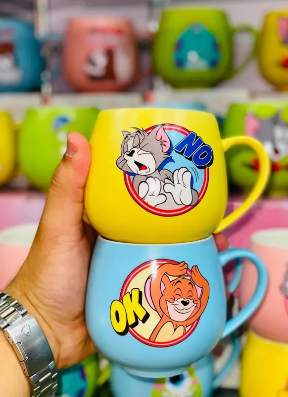 مج بورسلين بتصميم "توم وجيري" الأيقوني