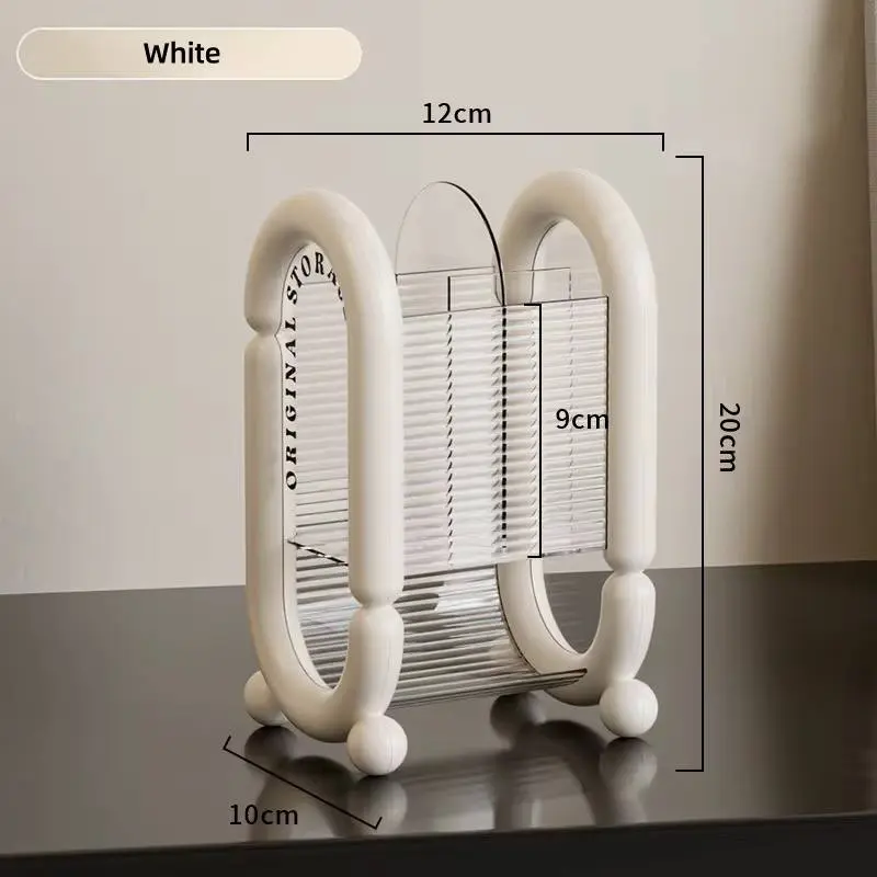 صندوق منظم لفرش المكياج بتصميم دوار 360 درجة وغطاء شفاف واقي