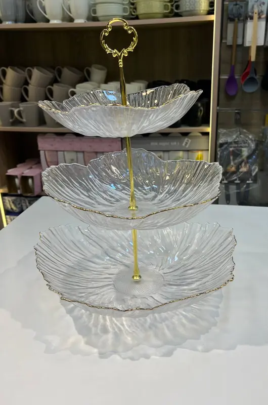 شاندلير الفاكهة الزجاجي الذهبي المذهل