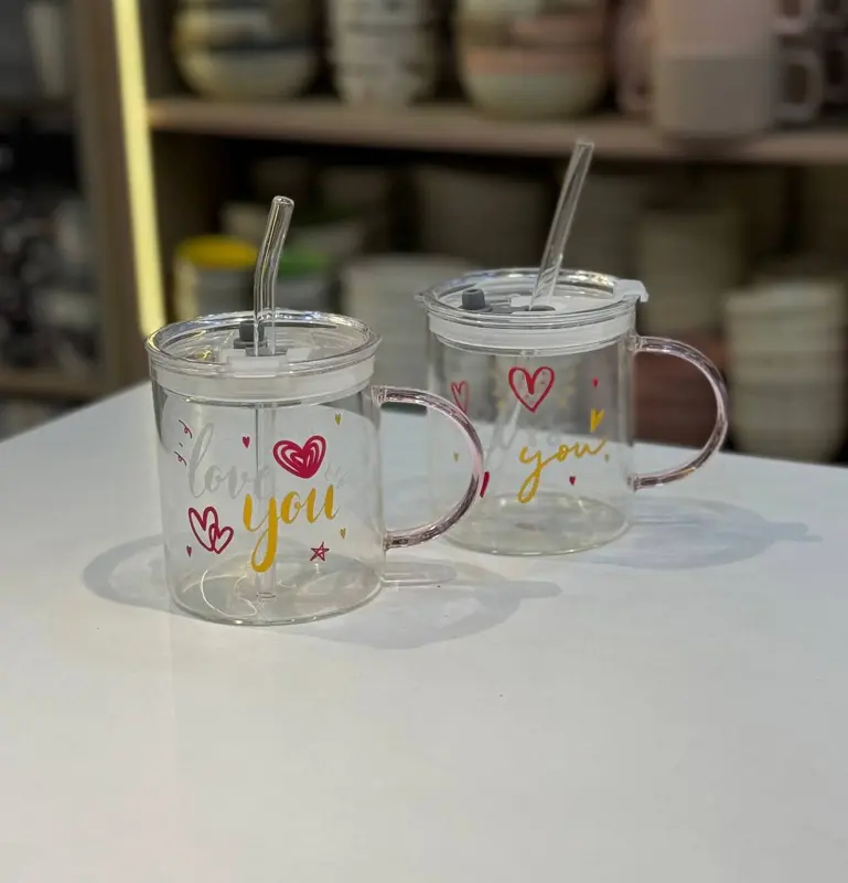 مج بيركس بيد ألوان مع غطاء اكريليك