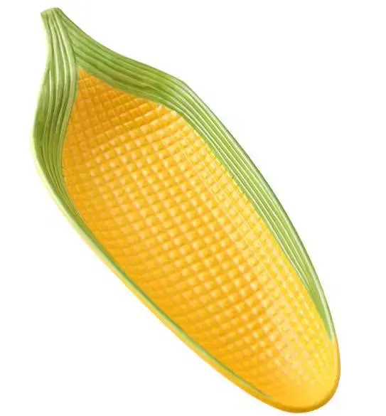 طبق تقديم على شكل ذرة