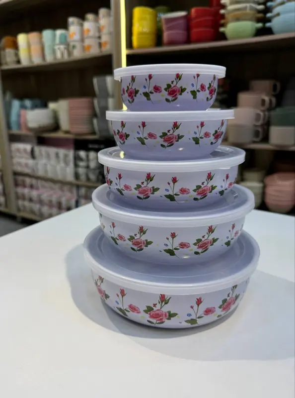 طقم حلل صاج ملون