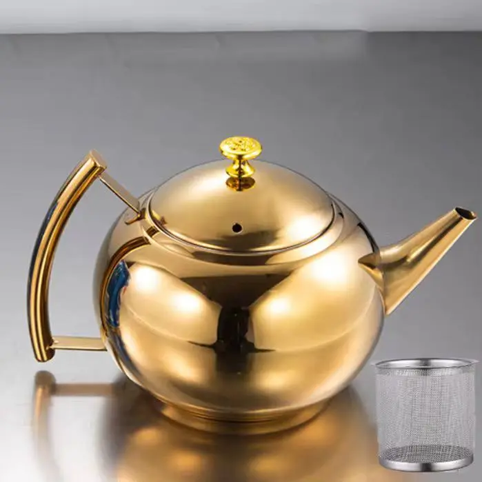 براد شاي ستانلس ستيل ذهبي