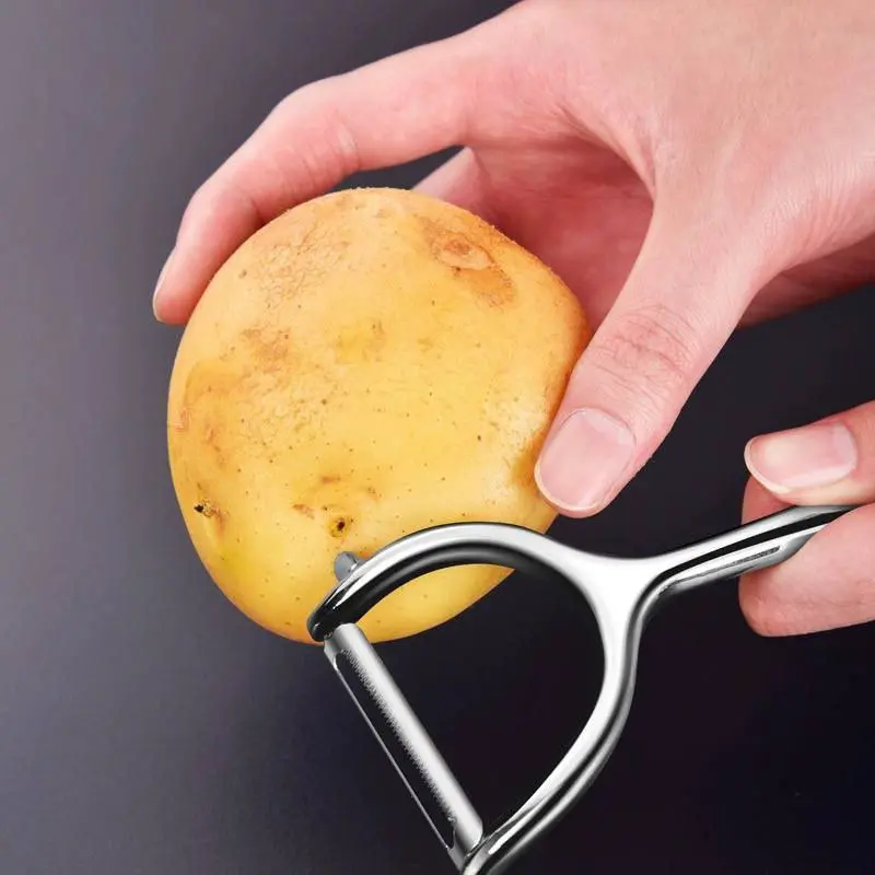 أدوات المطبخ الاحترافية من بلاتينيوم: مقشرة ومقوار مزدوج (ستانلس فاميه)