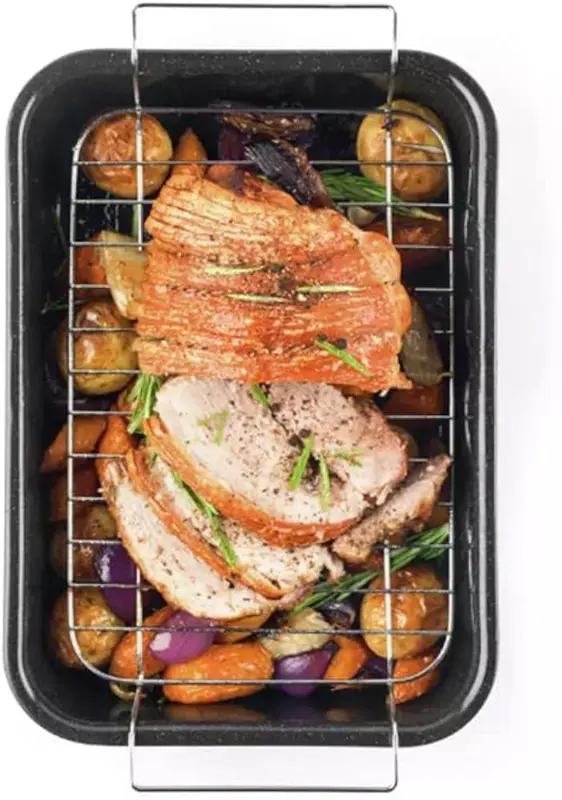 صينية تحميص مع رف: