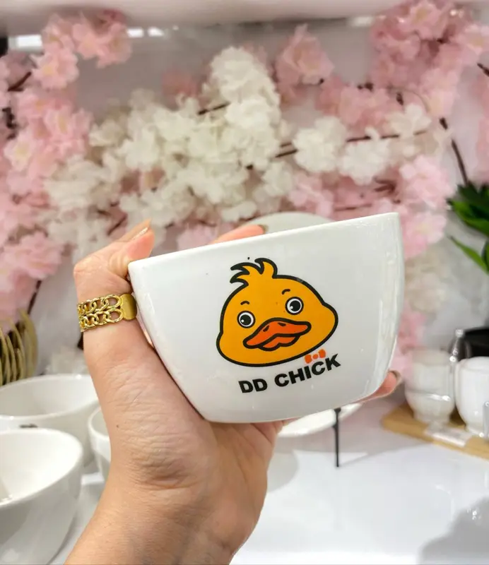 طقم تقديم البورسلين "بطابيط" (5 قطع)