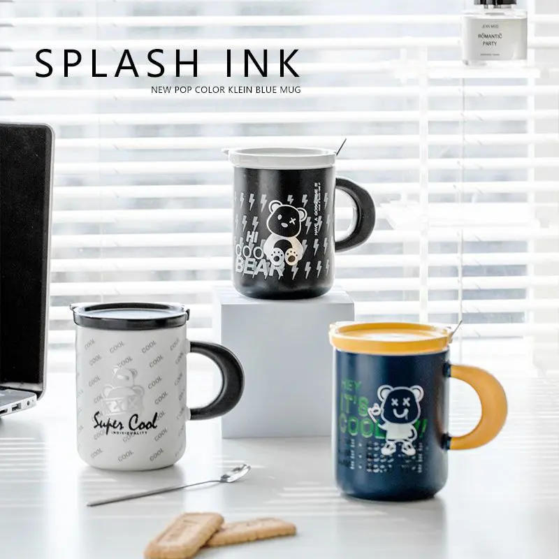 مج بورسلين فاخر بغطاء ومعلقة (مستورد)