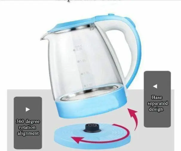 كاتيل بيركس مضيء عالي الجودة (سعة 2 لتر)