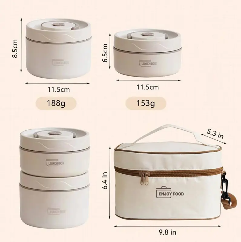 لانش بوكس حراري 4️⃣❌1️⃣