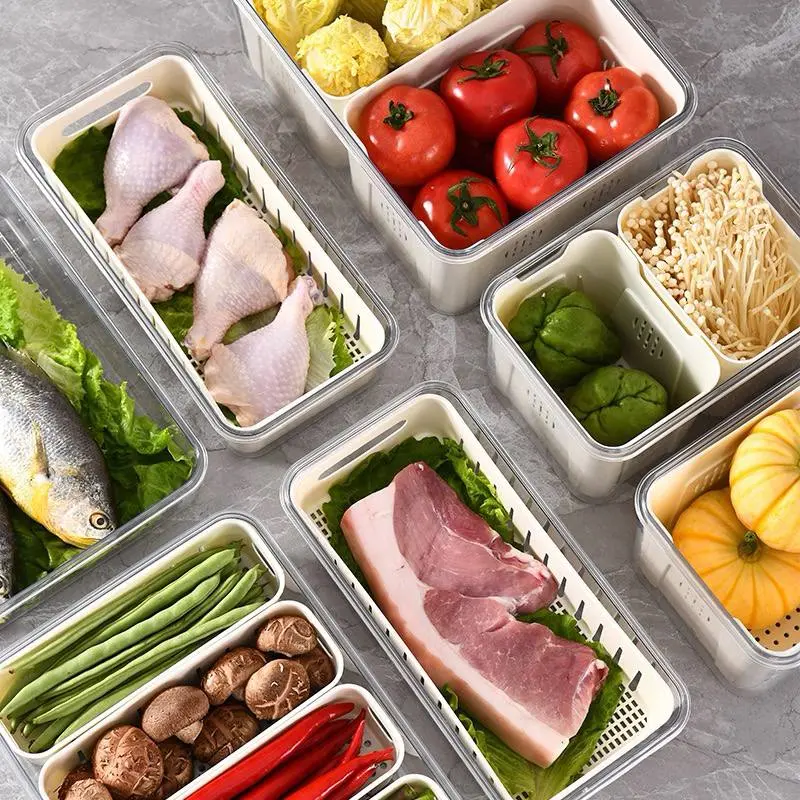 علبة ثلاجة طعام 4خانات