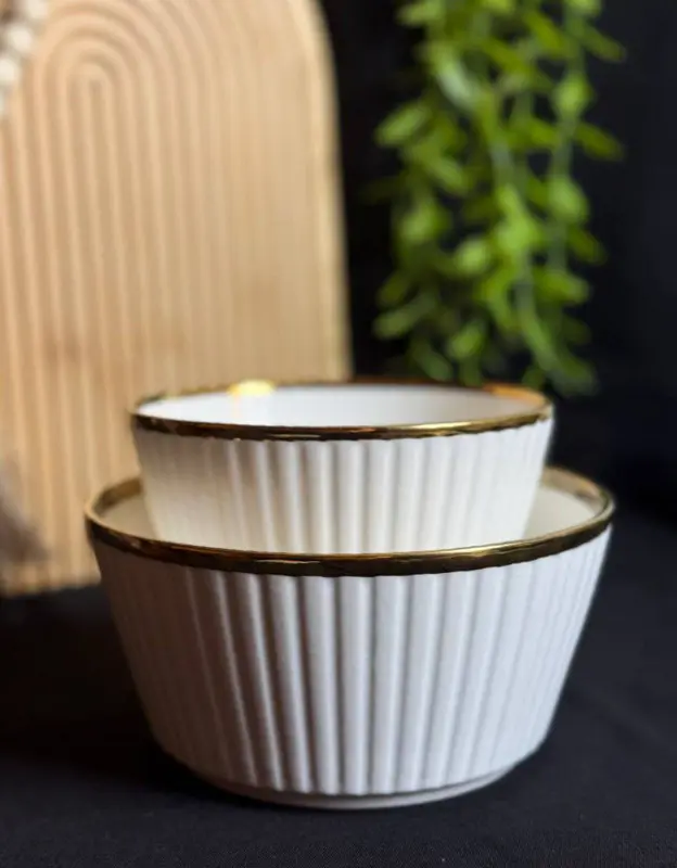 بولة بورسلين مضلعة 16سم