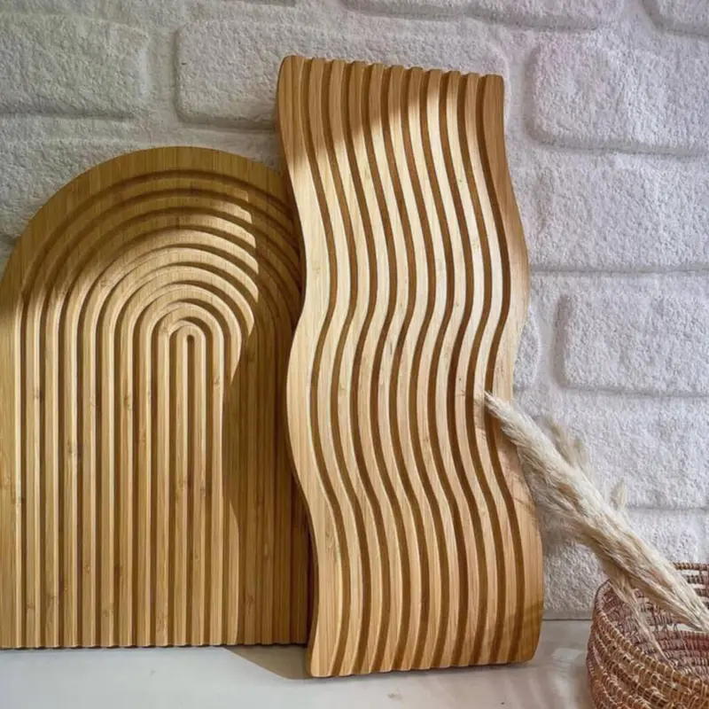 صينية خشب بامبو