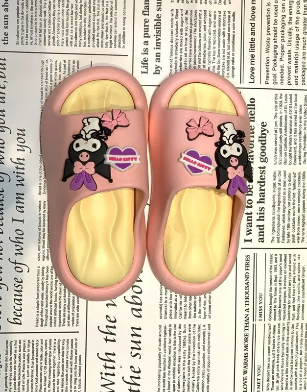 سليبر أطفال بتصميم شخصيات كرتونية