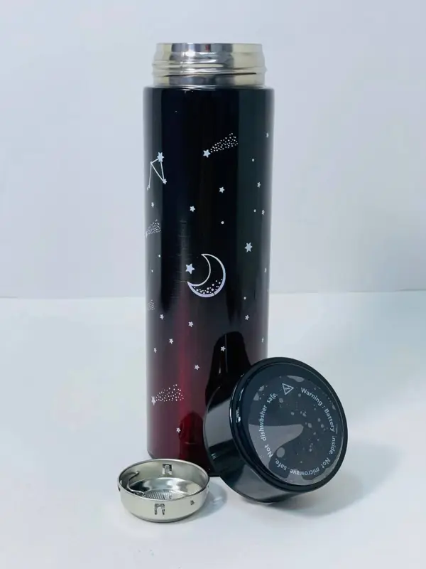 مج السفر الحراري الذكي مع شاشة ديجيتال