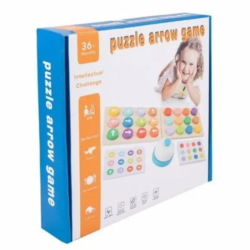 لعبة التركيز والتحدي الخشبية، لتنمية مهارات الدقة وسرعة البديهة