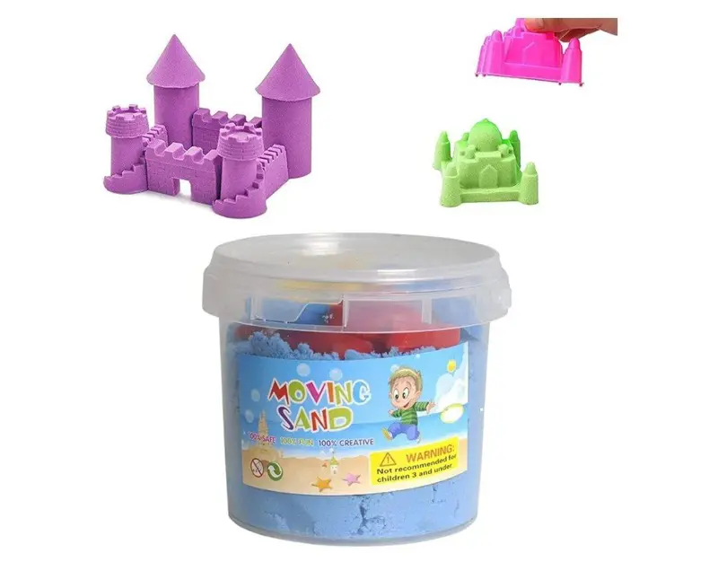 جردل الصلصال الرملي، تجربة لعب لا تلتصق بالأيدي