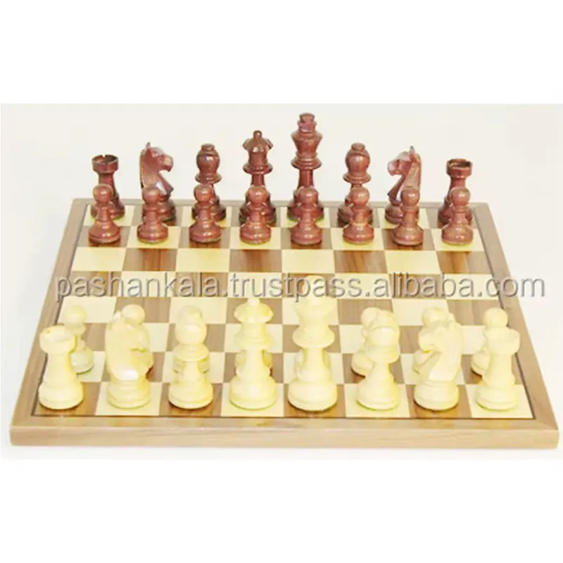 لعبة شطرنج خشبية صغيرة، مجموعة محمولة لتحدي العقول