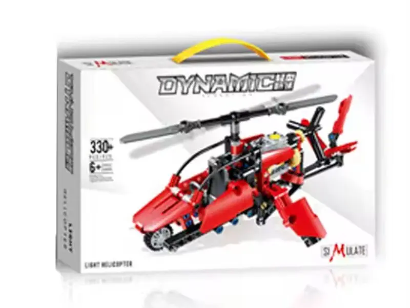 لعبة ليجو طائرة هليكوبتر، 330 قطعة لتنمية المهارات