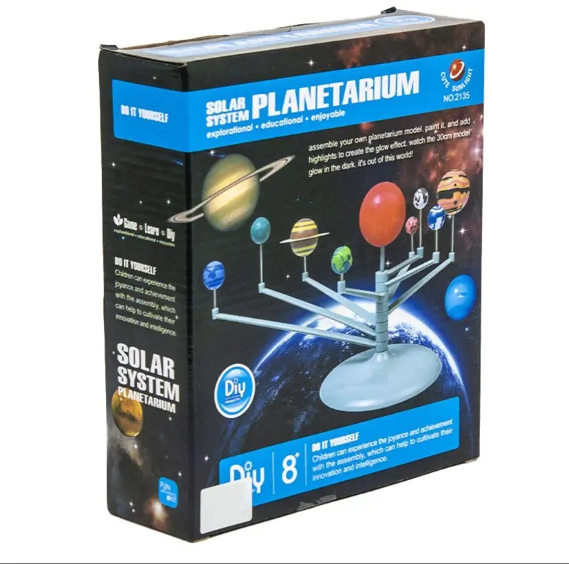 مجموعة تلوين المجموعة الشمسية، لعبة فنية لتعلم الفضاء