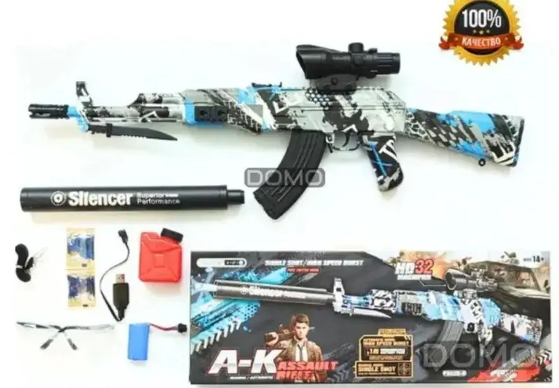 بندقية الجل الأوتوماتيكية الكبيرة، لعبة قنص ومغامرة بطلقات آمنة