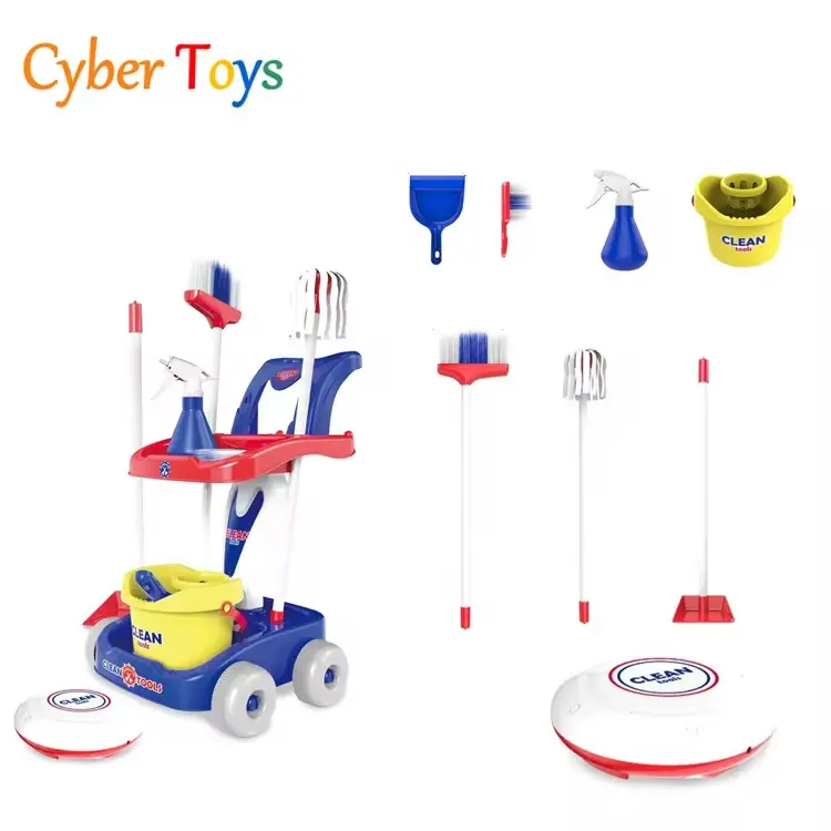 مجموعة أدوات النظافة الذكية للأطفال، لعبة تقمص الأدوار لتنمية المسؤولية