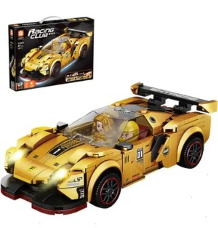 ميكانو سيارة السباق التفاعلية، 270 قطعة تركيب بمؤثرات صوتية وضوئية وحركة