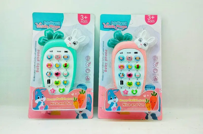 موبايل الطفل الذكي، عضاضة وآلة موسيقية بأصوات الحيوانات والأرقام