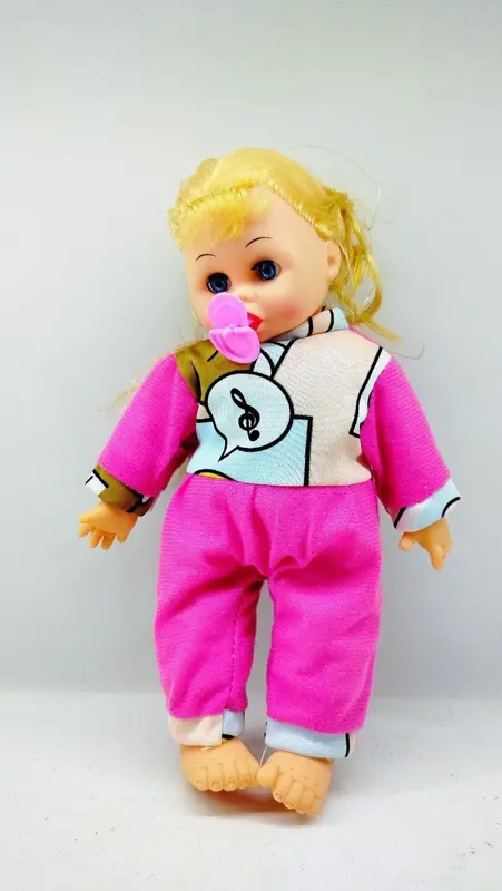 دمية البيبي التفاعلية، تتحدث وتبكي مع وجه وقوام آمنين